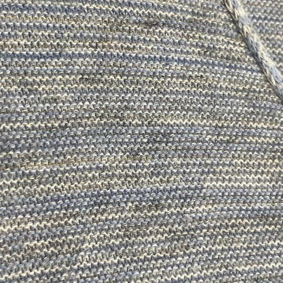 Pure Jill Women’s V-Neck Tunic Sweater Heather Blue Linen Blend Size XL - Picture 7 of 10